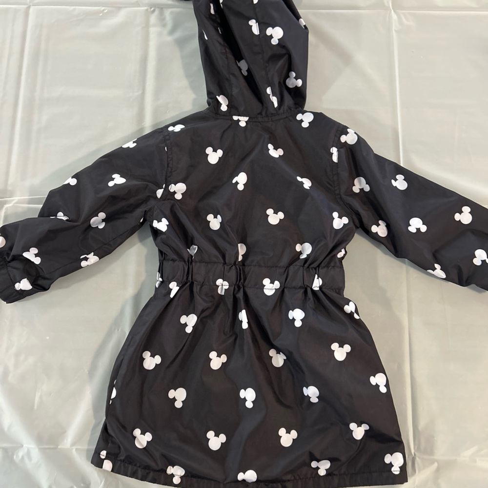 Disney Junior Minnie Mouse Girls Black Zipper Front Hooded Jacket 2T - Picture 11 of 11